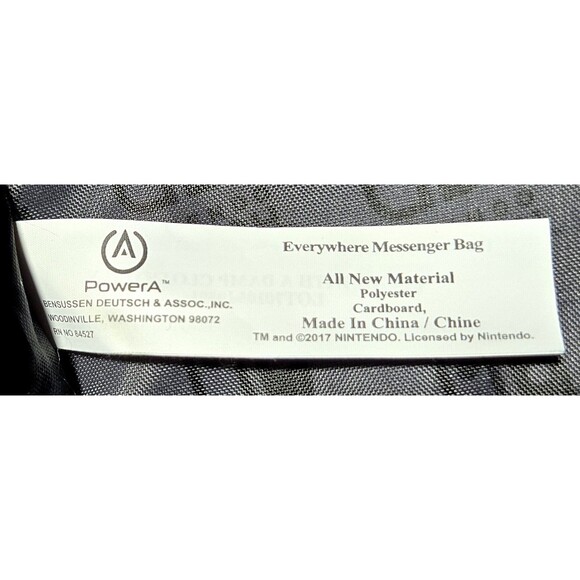 Power A Nintendo Switch Everywhere Messenger Shoulder Bag Carrying Case Storage - Picture 9 of 11